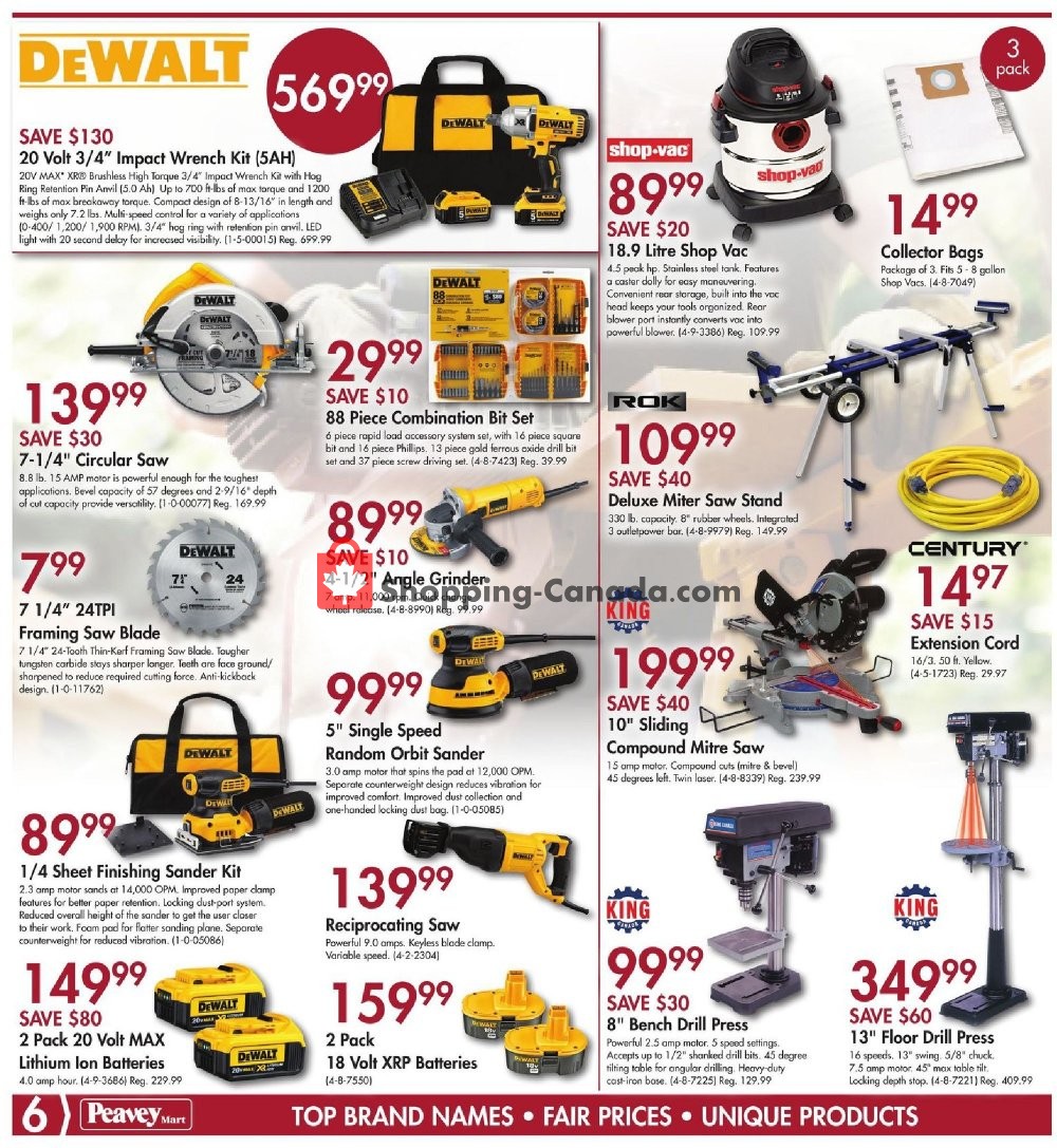 Peavey Mart flyer from Friday August 9, 2019 to Sunday August 18, 2019 - page 6