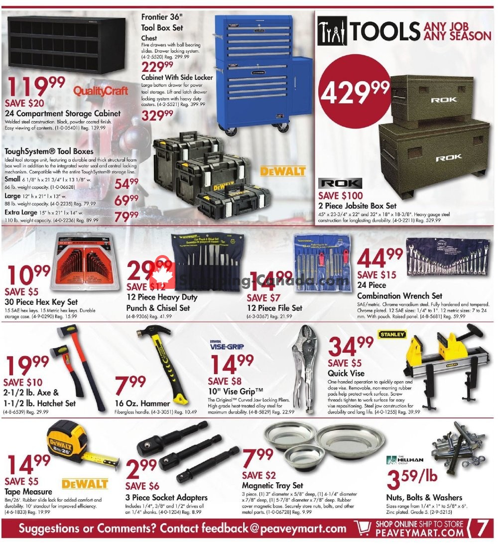 Peavey Mart flyer from Friday August 9, 2019 to Sunday August 18, 2019 - page 7