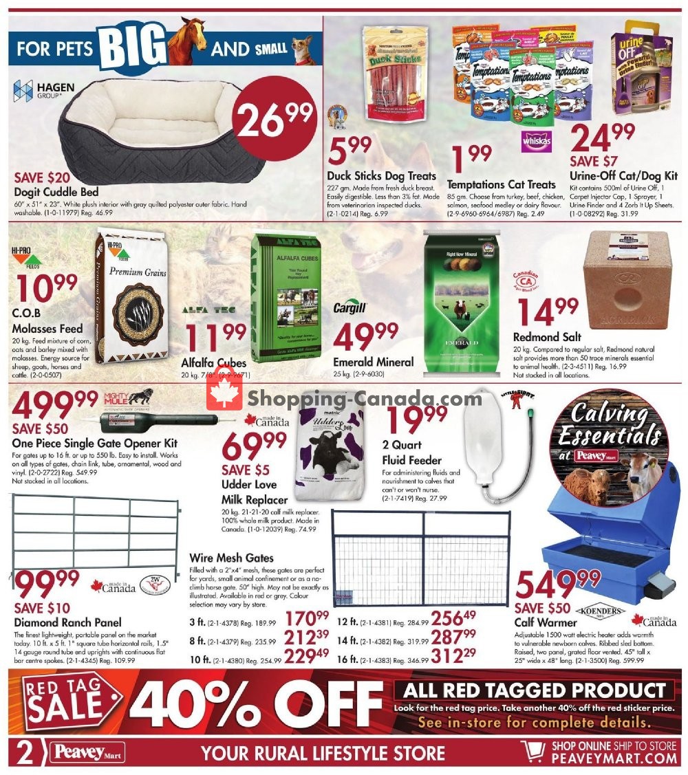 Peavey Mart flyer from Friday March 8, 2019 to Sunday March 17, 2019 - page 2