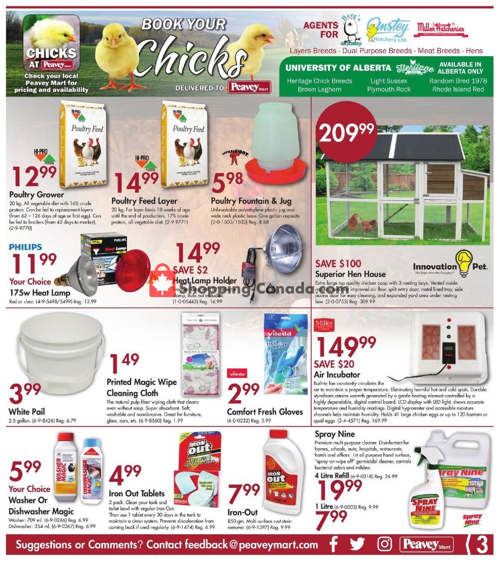 Peavey Mart flyer from Friday March 8, 2019 to Sunday March 17, 2019 - page 3