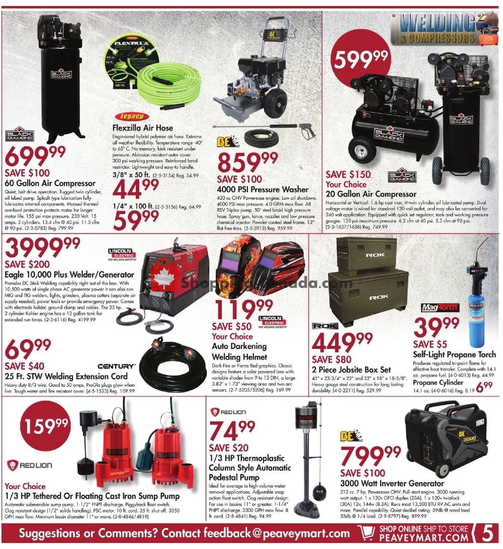 Peavey Mart flyer from Friday March 8, 2019 to Sunday March 17, 2019 - page 5