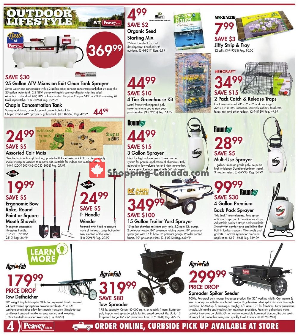 Peavey Mart Canada, flyer (Grow A Vegetable Garden This Spring) May