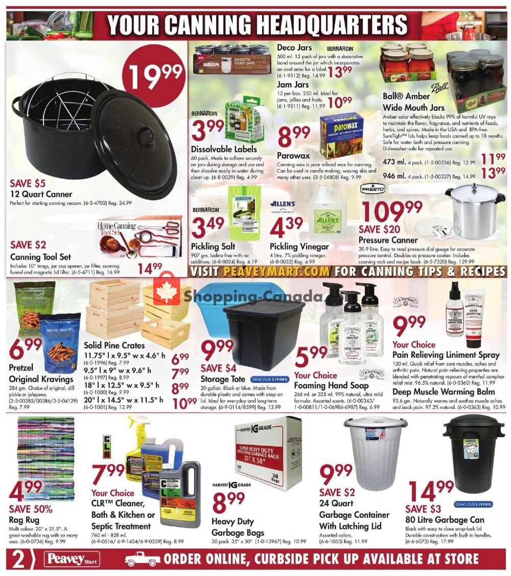 Peavey Mart flyer from Thursday August 6, 2020 to Sunday August 16, 2020 - page 3
