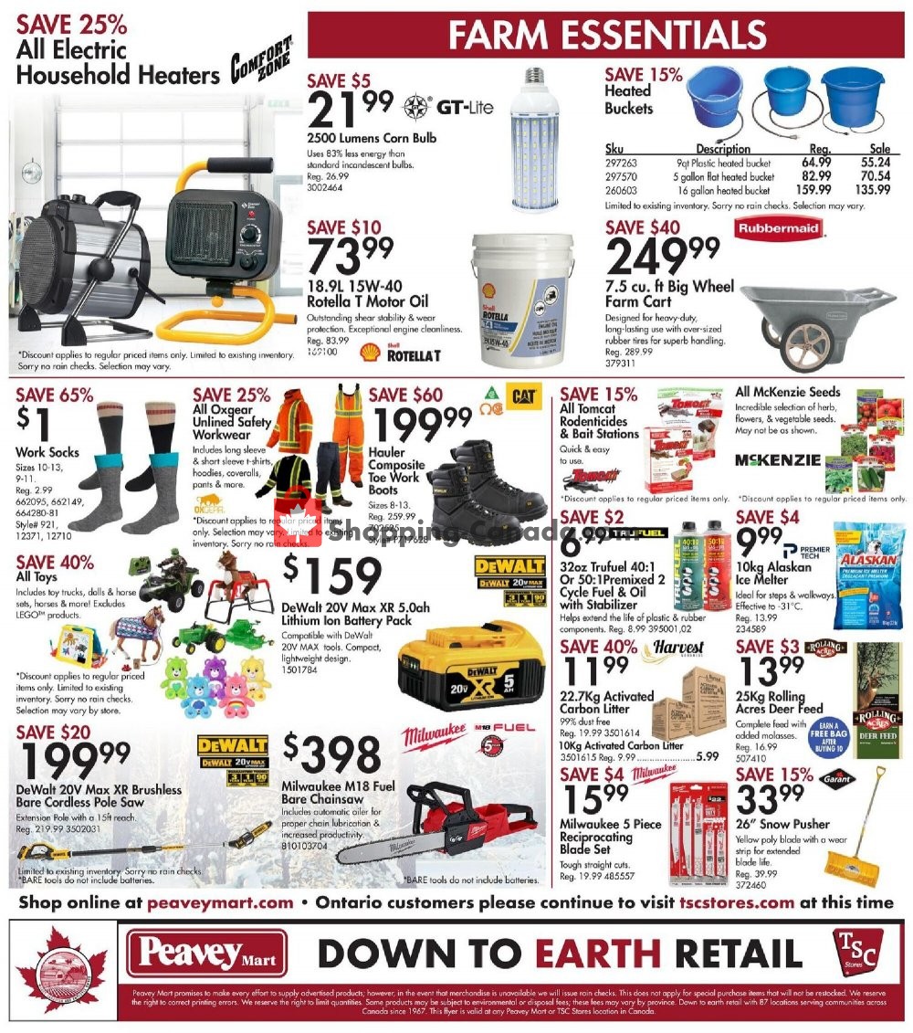 Peavey Mart flyer from Friday January 15, 2021 to Thursday January 21, 2021 - page 10