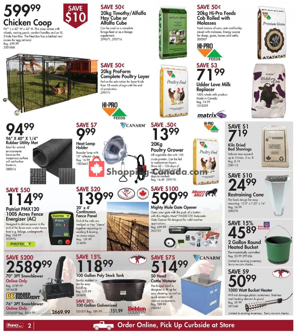 Peavey Mart flyer from Friday January 15, 2021 to Thursday January 21, 2021 - page 3