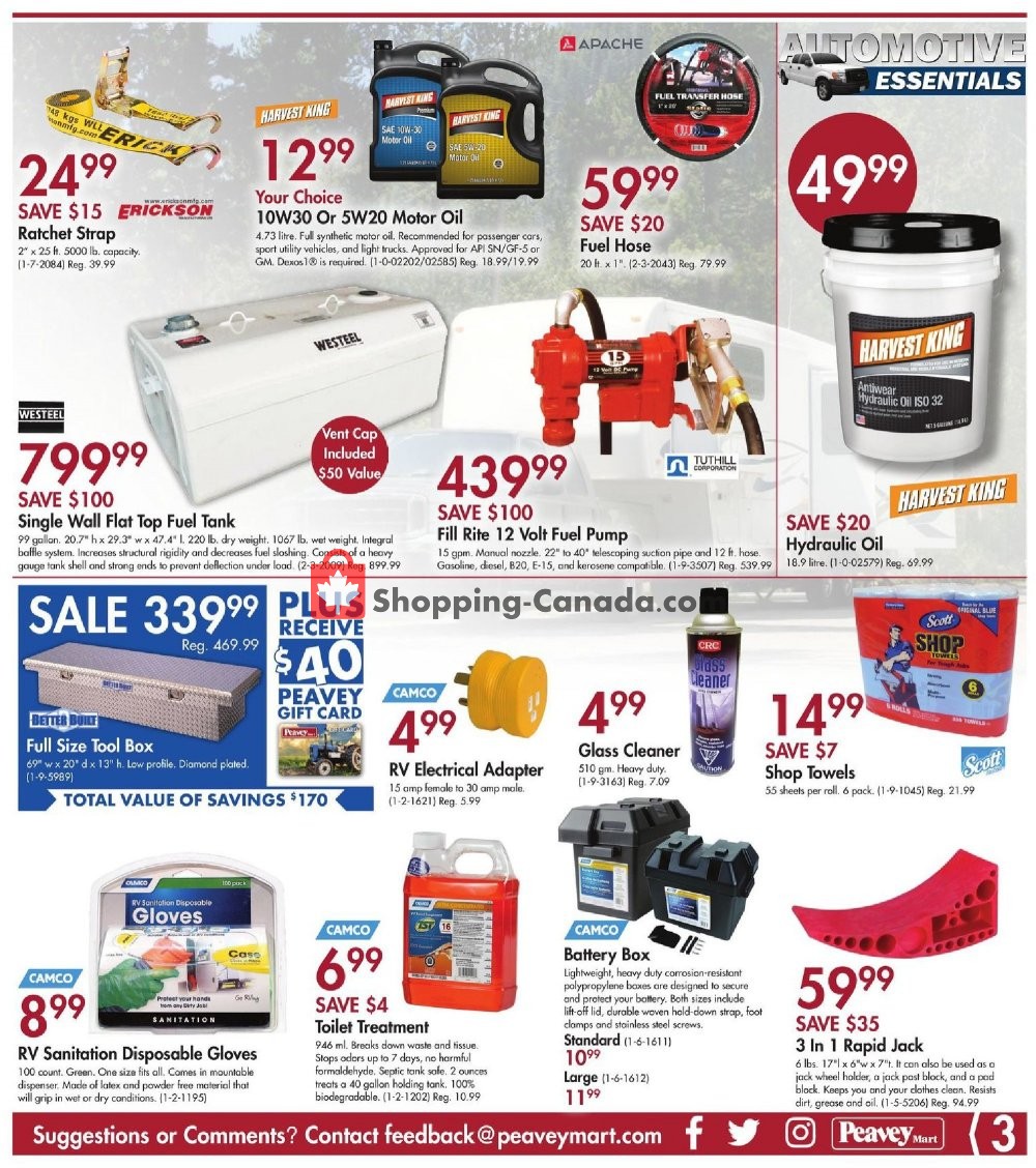 Peavey Mart flyer from Friday May 17, 2019 to Thursday May 23, 2019 - page 3
