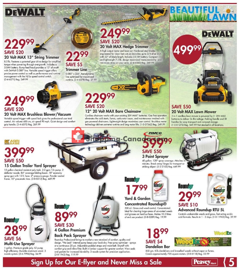 Peavey Mart flyer from Friday May 17, 2019 to Thursday May 23, 2019 - page 5