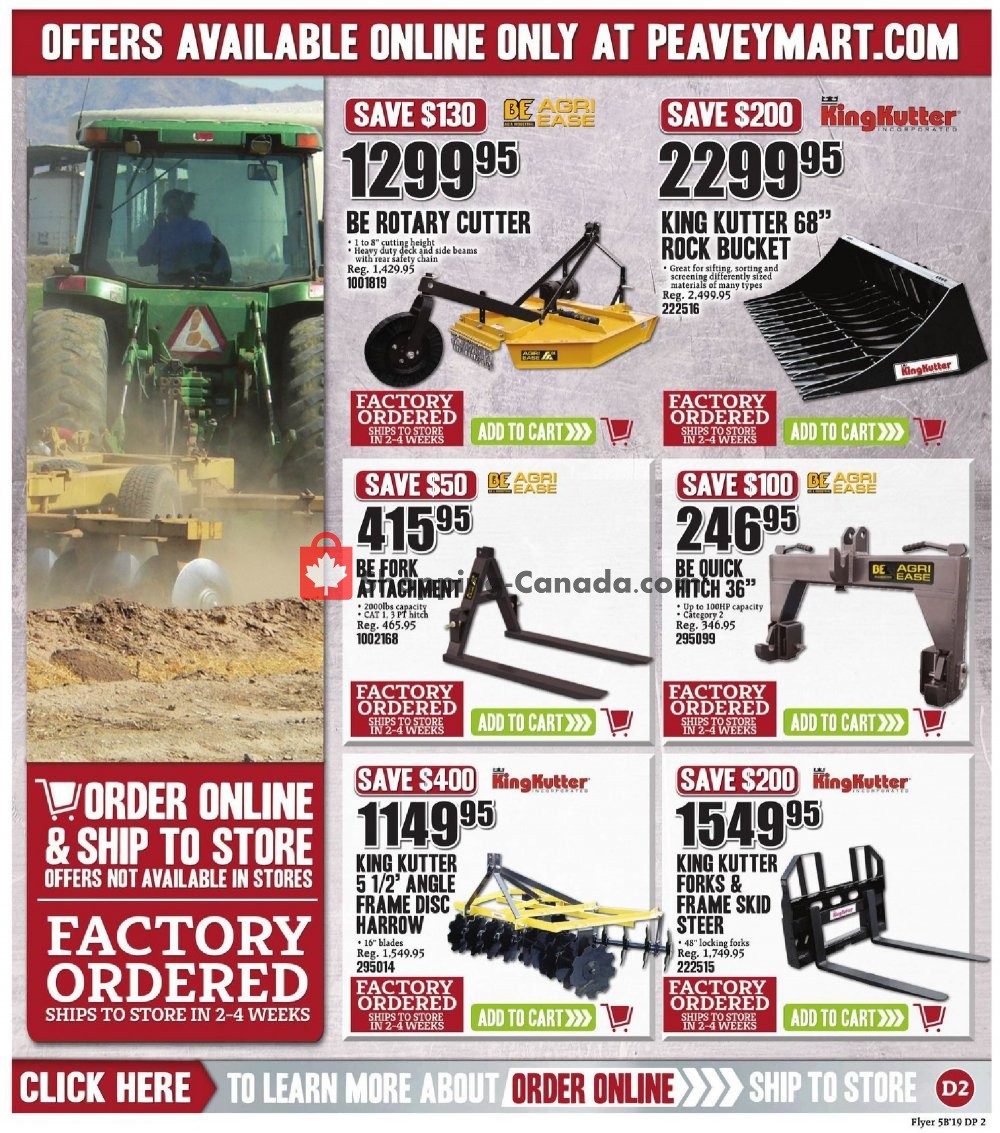 Peavey Mart flyer from Friday May 10, 2019 to Thursday May 16, 2019 - page 18