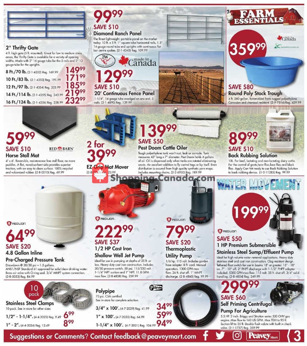 Peavey Mart flyer from Friday May 10, 2019 to Thursday May 16, 2019 - page 3