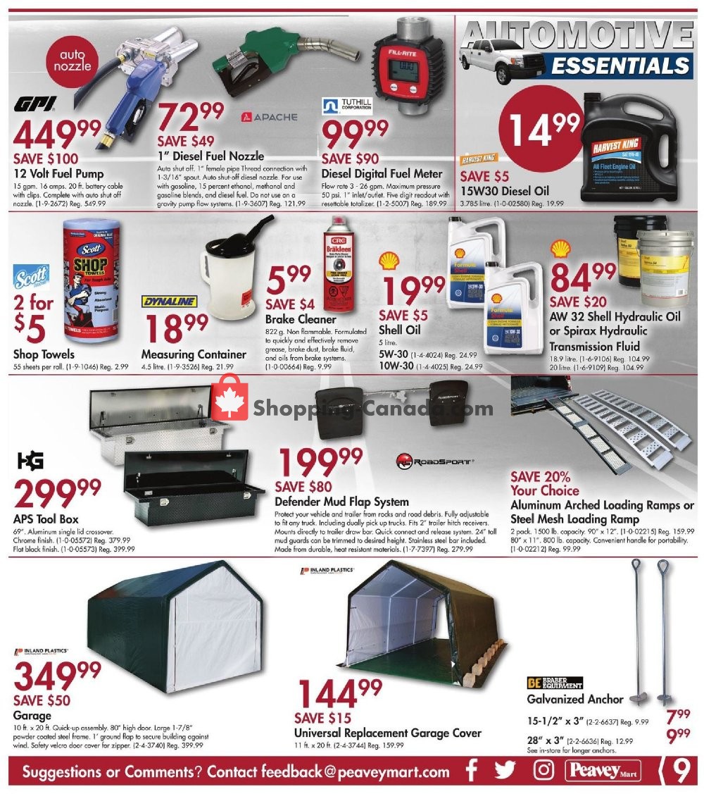 Peavey Mart flyer from Friday May 10, 2019 to Thursday May 16, 2019 - page 9