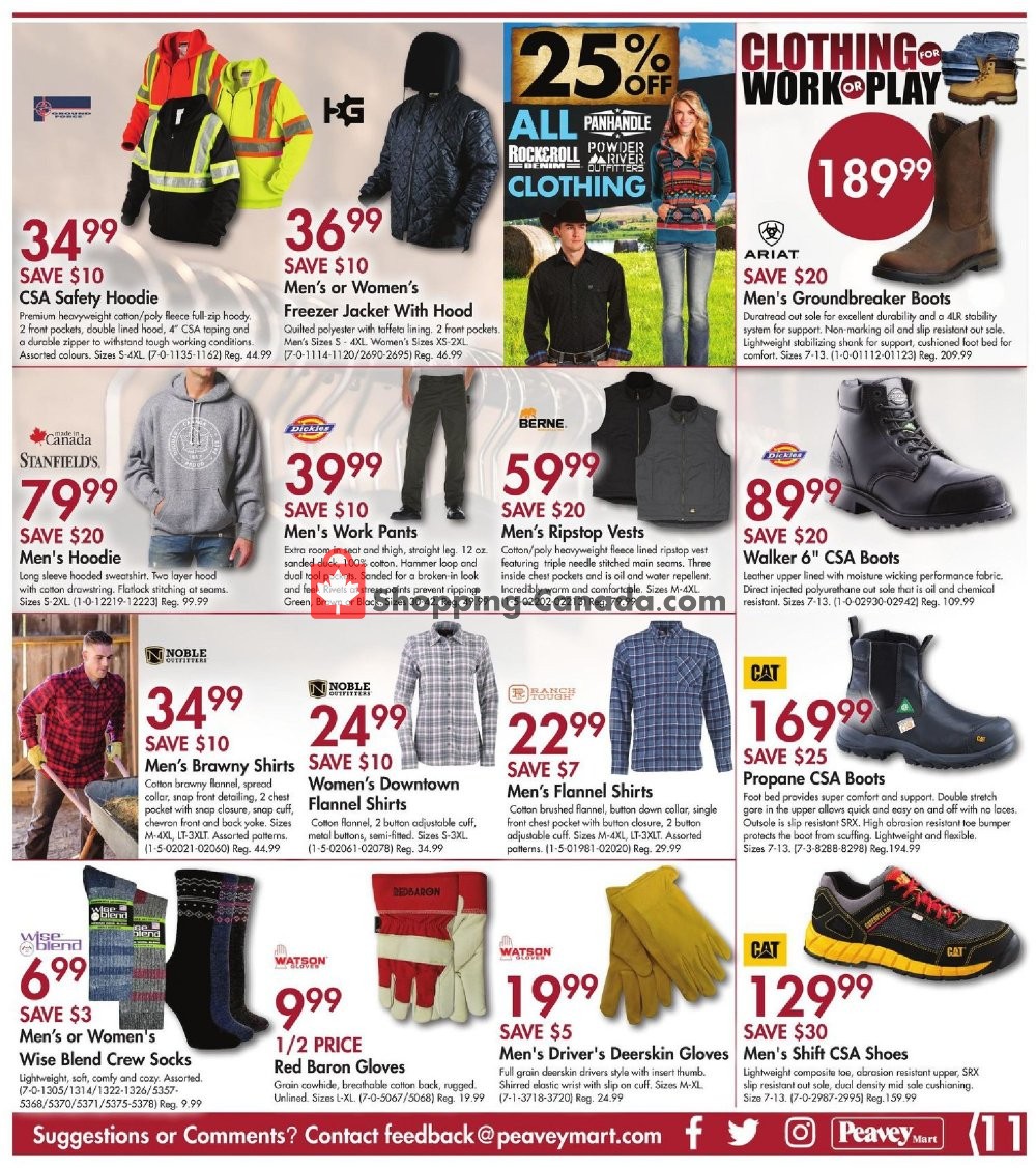 Peavey Mart flyer from Friday September 13, 2019 to Sunday September 22, 2019 - page 11