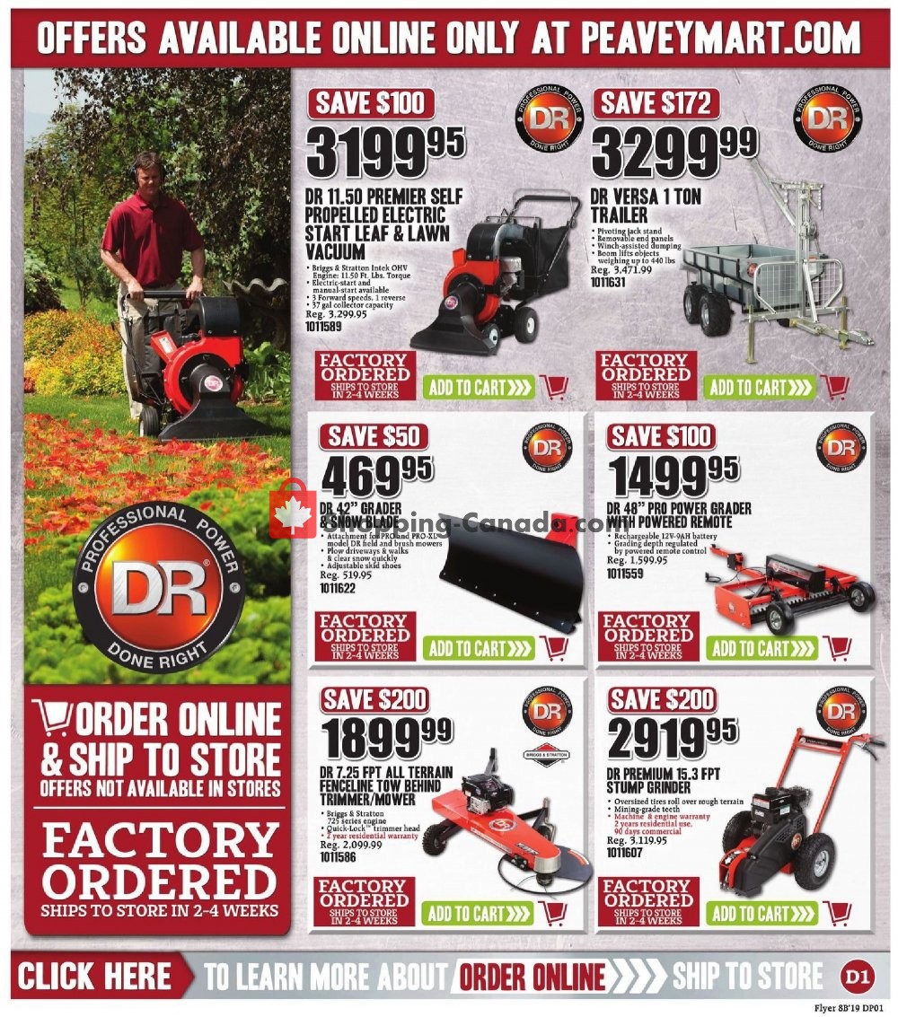 Peavey Mart flyer from Friday September 13, 2019 to Sunday September 22, 2019 - page 17