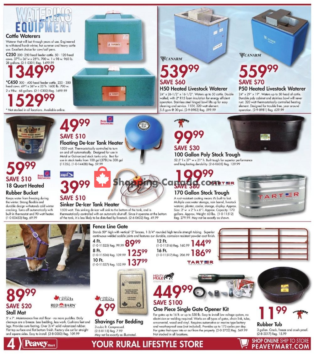 Peavey Mart flyer from Friday September 13, 2019 to Sunday September 22, 2019 - page 4
