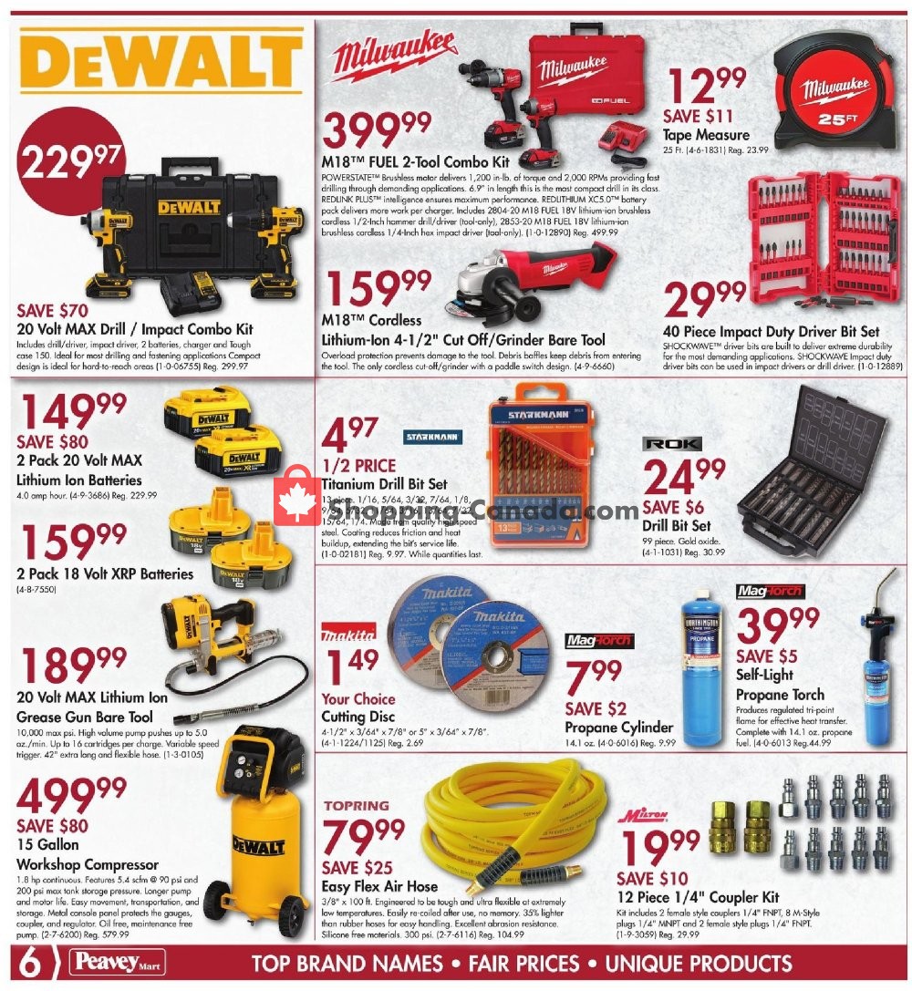 Peavey Mart flyer from Friday September 13, 2019 to Sunday September 22, 2019 - page 6