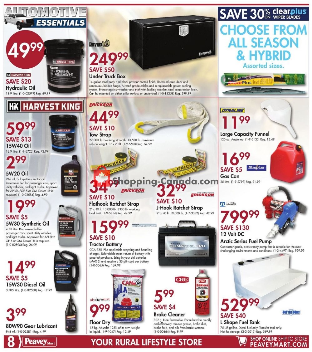Peavey Mart flyer from Friday September 13, 2019 to Sunday September 22, 2019 - page 8