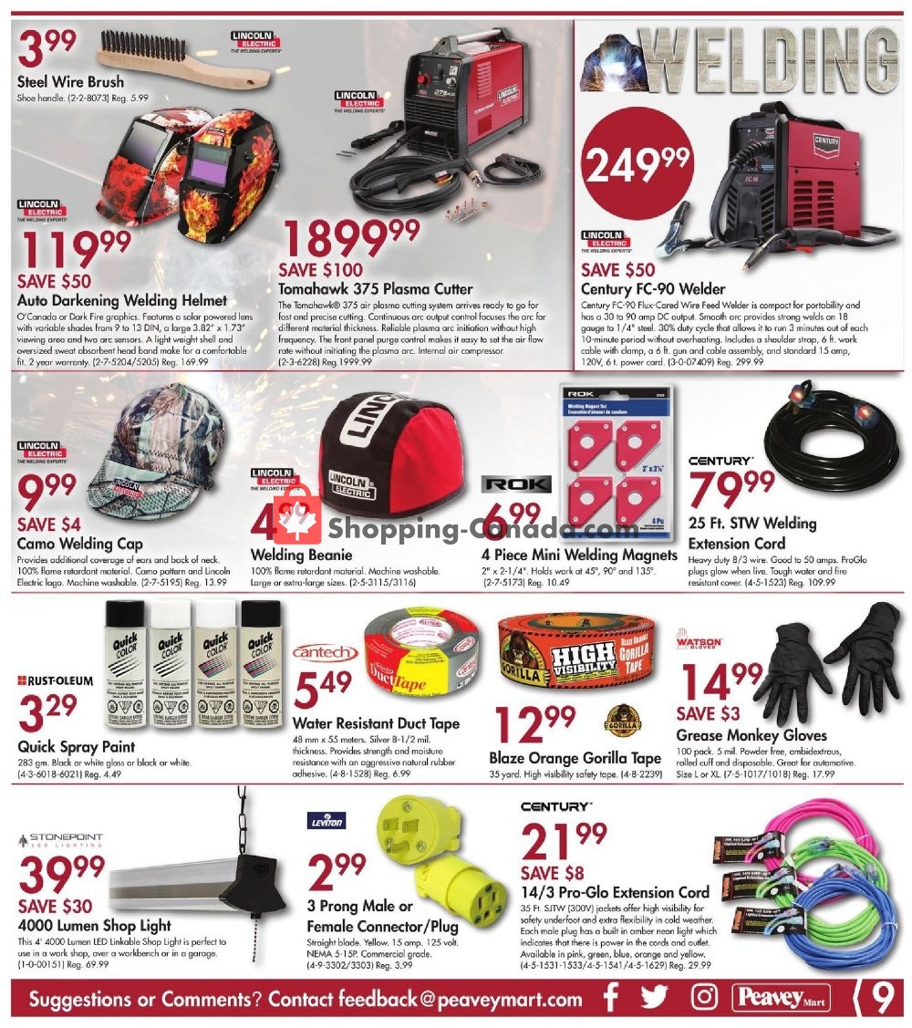 Peavey Mart flyer from Friday September 13, 2019 to Sunday September 22, 2019 - page 9