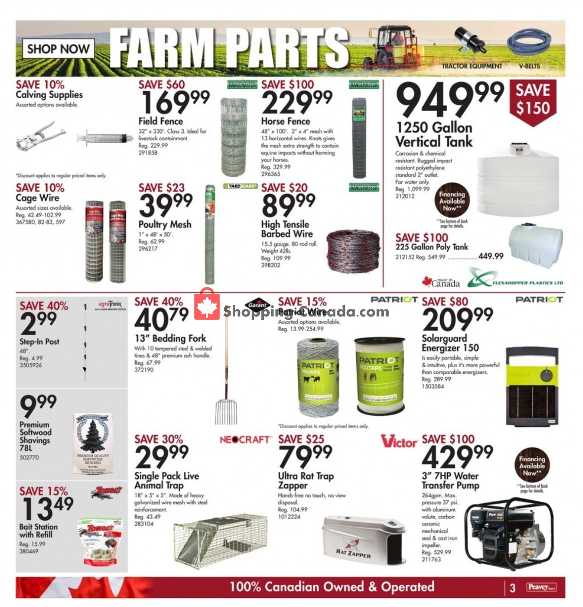 Peavey Mart Canada, flyer (Start Planning Your Garden) March 17