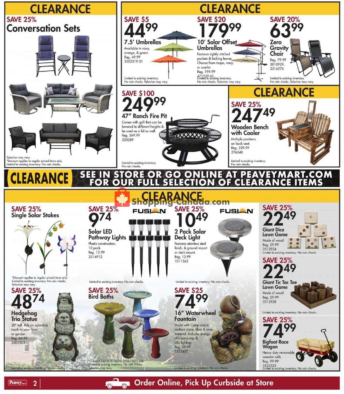 Peavey Mart flyer from Friday July 9, 2021 to Thursday July 15, 2021 - page 3