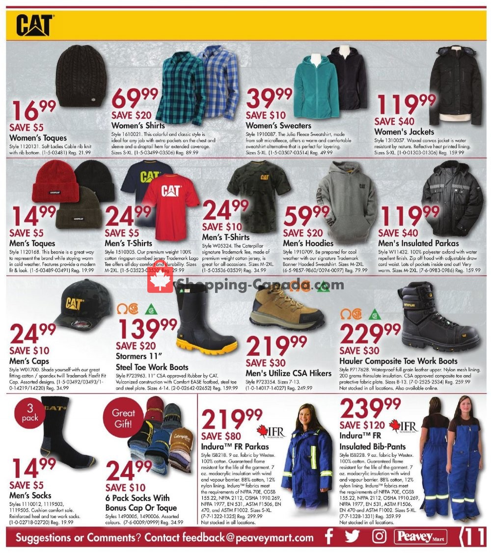 Peavey Mart flyer from Friday November 8, 2019 to Sunday November 17, 2019 - page 11