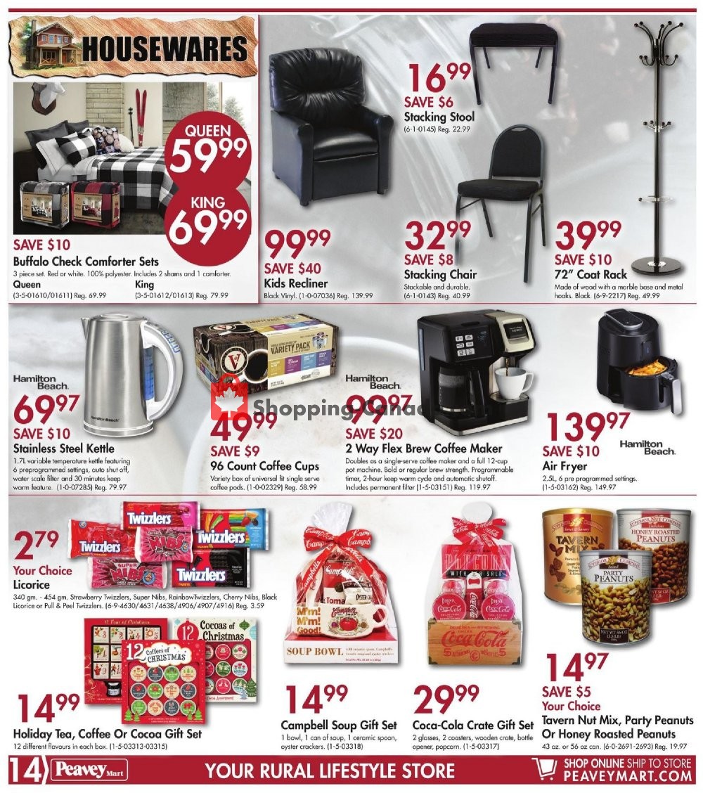 Peavey Mart flyer from Friday November 8, 2019 to Sunday November 17, 2019 - page 14