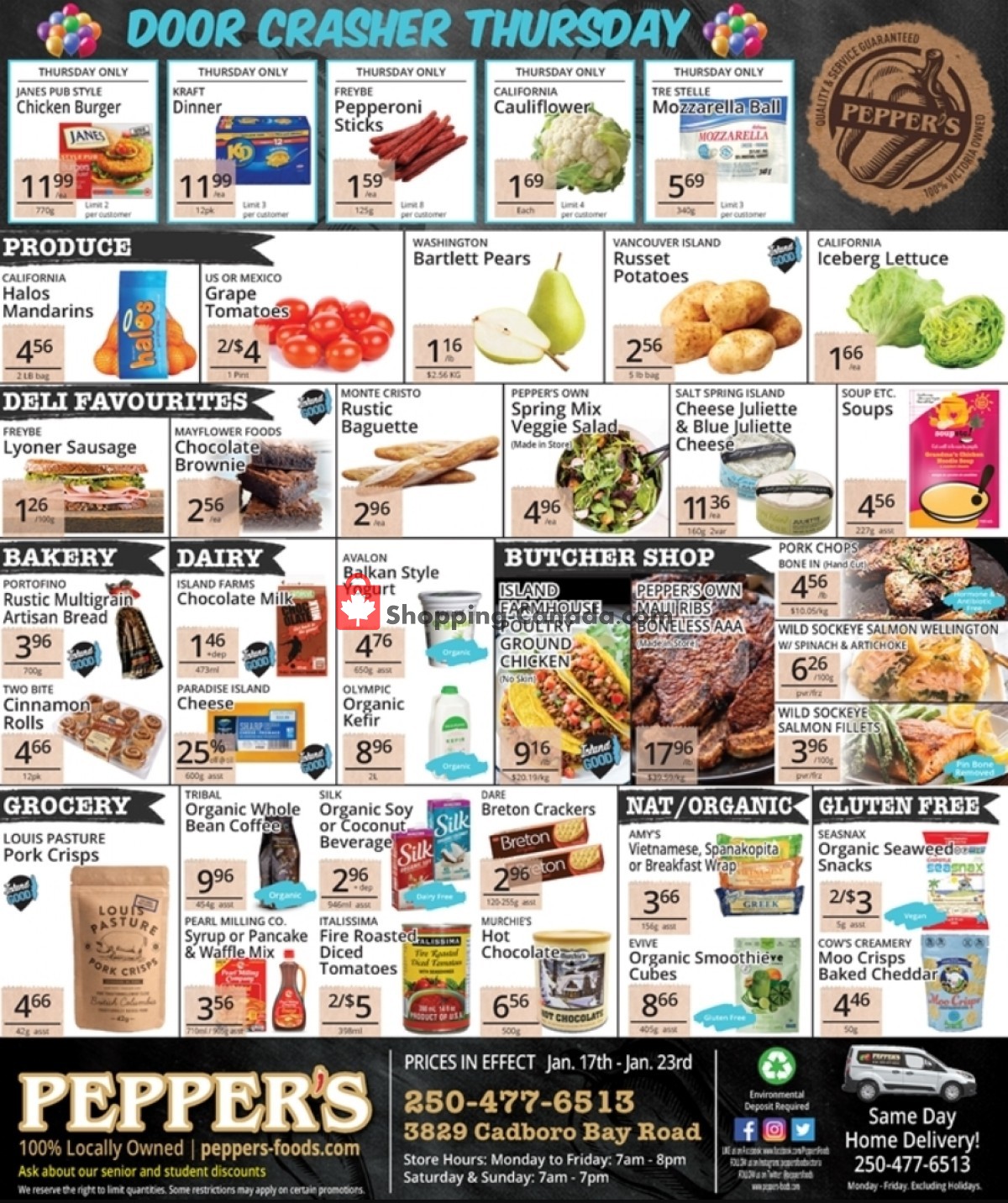 Pepper's Foods flyer from Tuesday January 17, 2023 to Monday January 23, 2023 - page 1