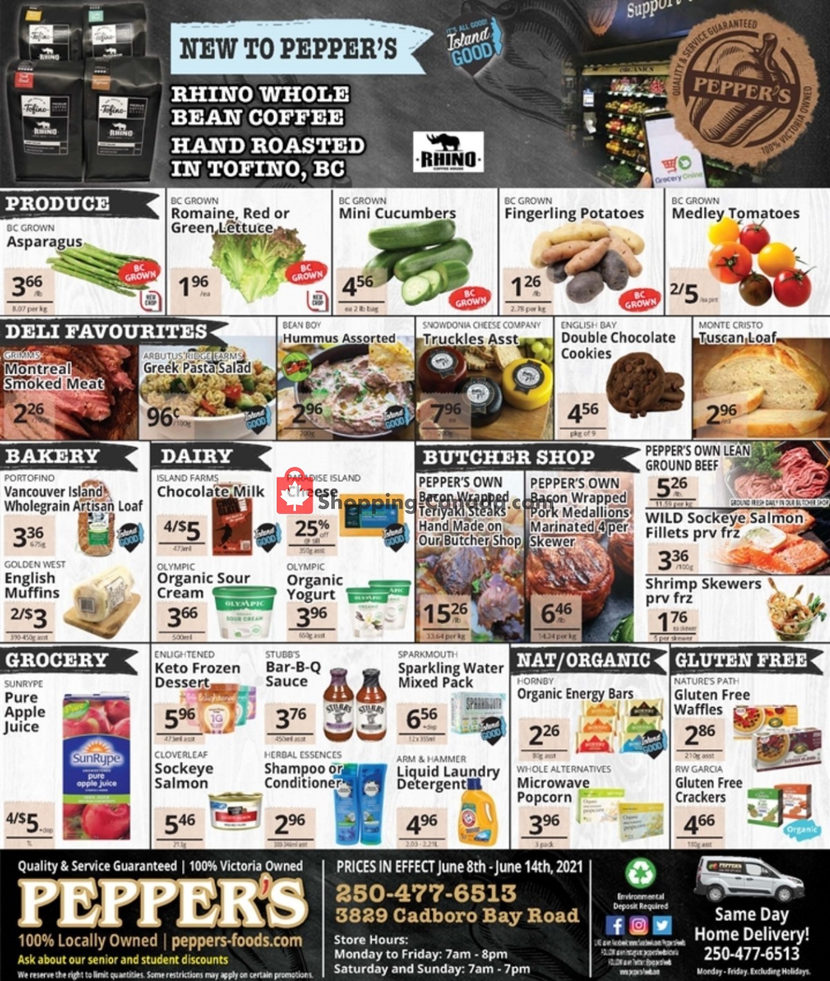 Pepper's Foods flyer from Tuesday June 8, 2021 to Monday June 14, 2021 - page 1