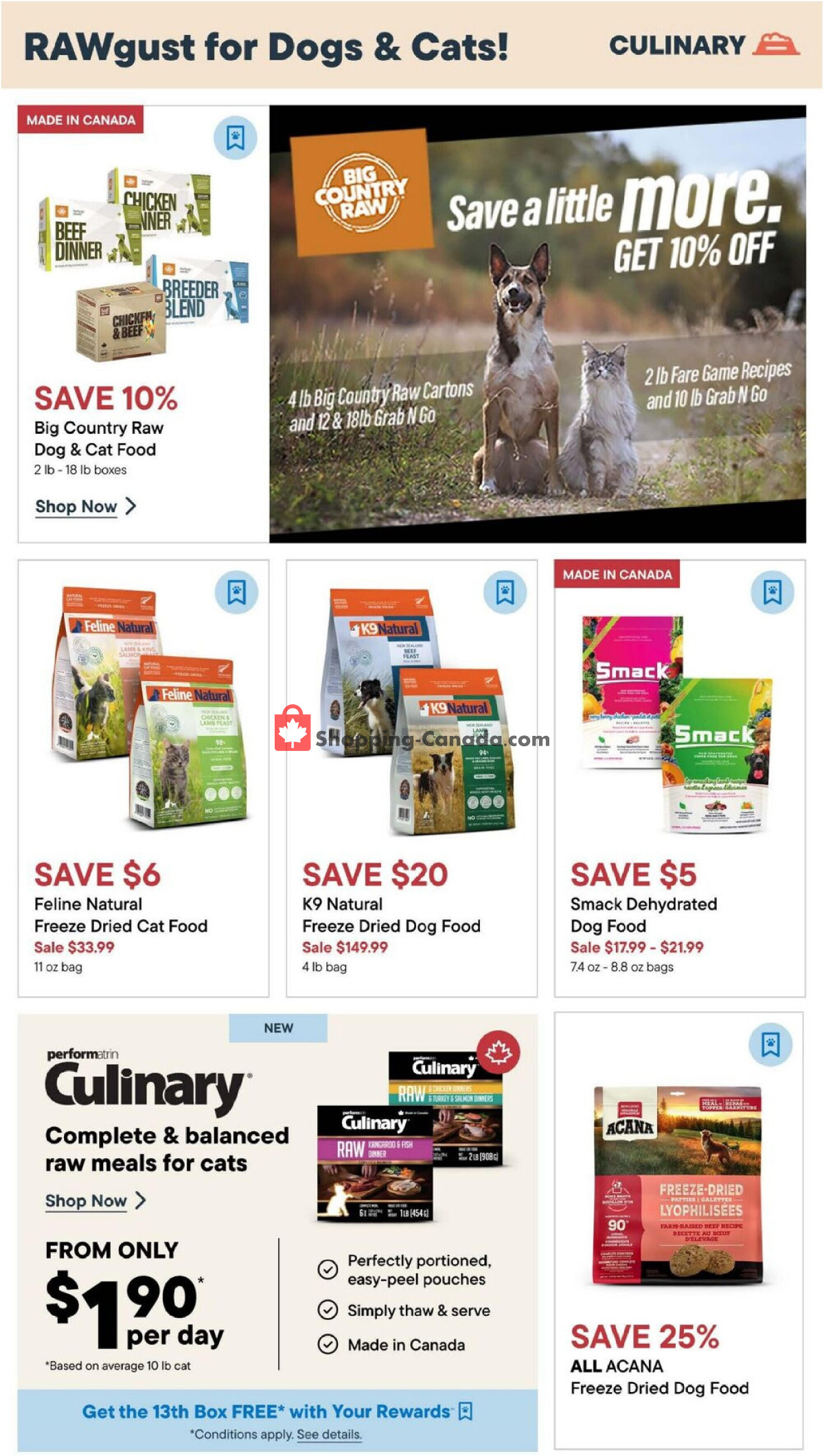 Pet Valu flyer from Thursday August 20, 2026 to Wednesday September 2, 2026 - page 3