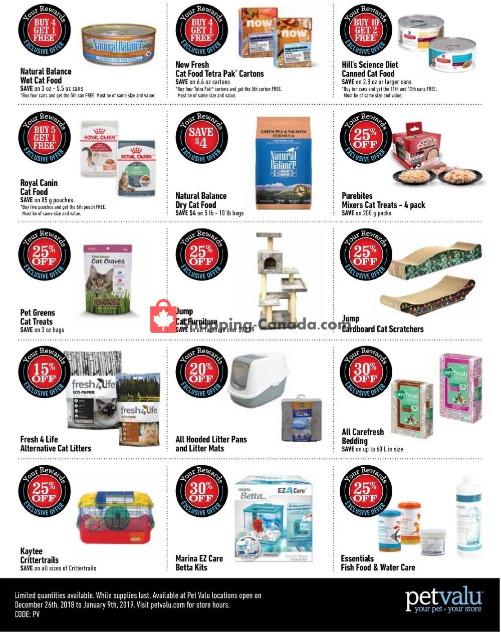 Pet Valu flyer from Wednesday December 26, 2018 to Wednesday January 9, 2019 - page 2