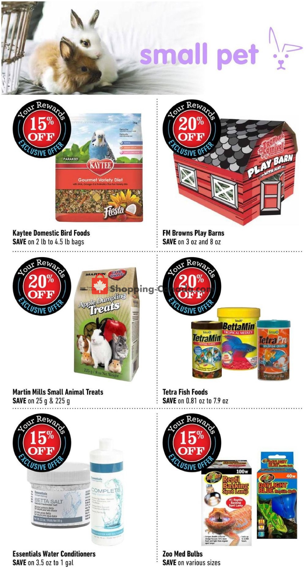Pet Valu Canada, flyer (Exclusive Offers) April 15 April 24, 2019
