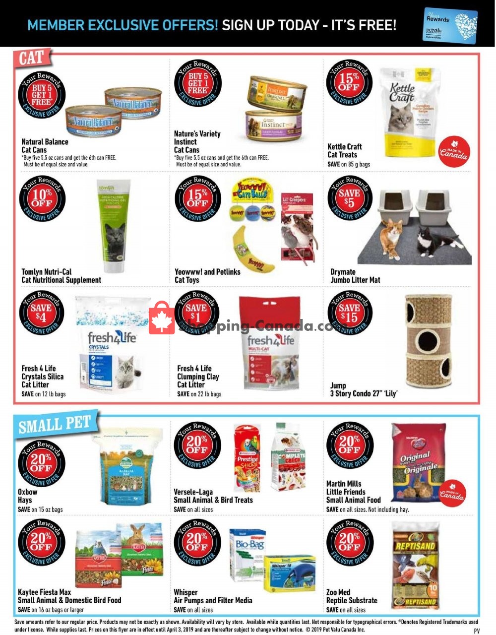 Pet Valu flyer from Monday March 11, 2019 to Wednesday April 3, 2019 - page 2