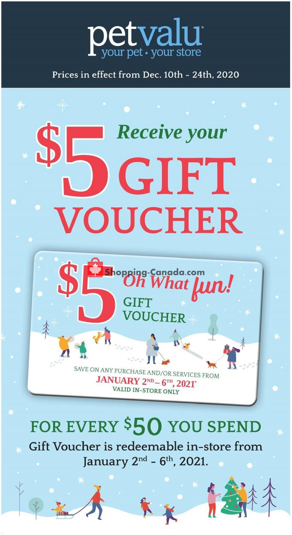 Pet Valu flyer from Thursday December 10, 2020 to Thursday December 24, 2020 - page 1