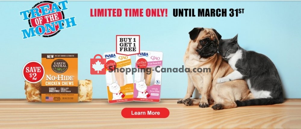 Pet Valu flyer from Friday March 1, 2019 to Sunday March 31, 2019 - page 1