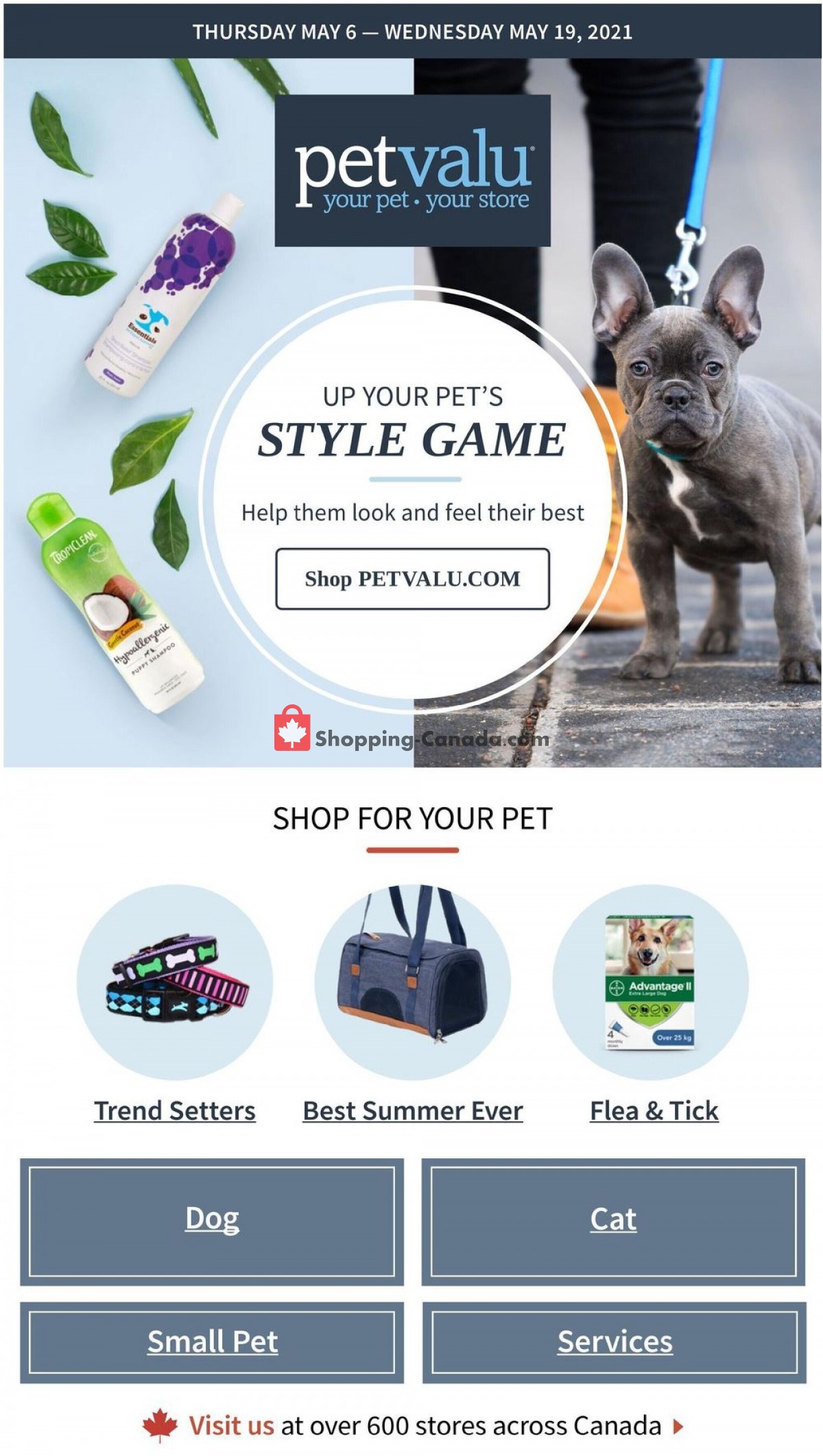 Pet Valu flyer from Thursday May 6, 2021 to Wednesday May 19, 2021 - page 1