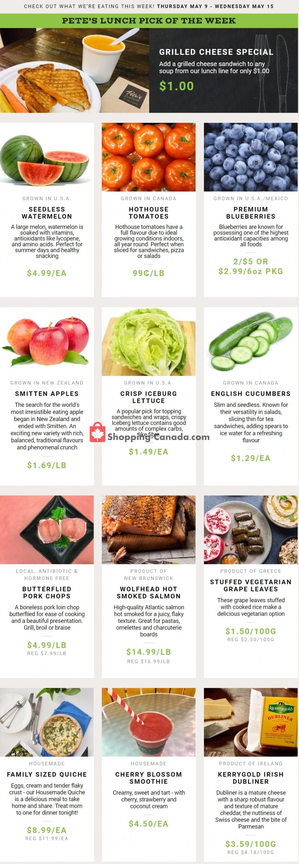 Pete's Fine Foods flyer from Thursday May 9, 2019 to Wednesday May 15, 2019 - page 1
