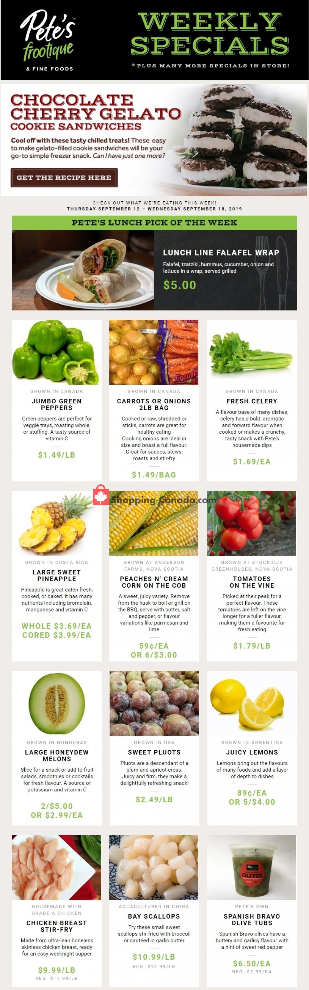 Pete's Fine Foods flyer from Thursday September 12, 2019 to Wednesday September 18, 2019 - page 1