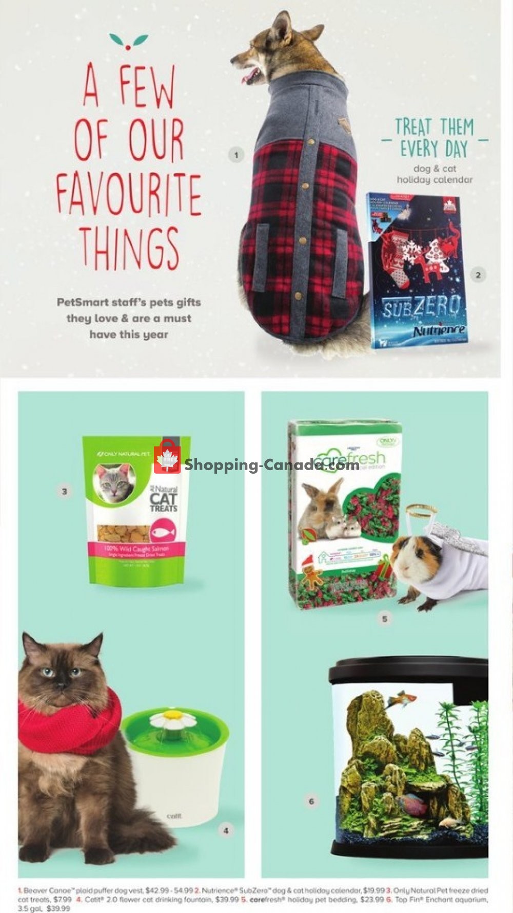 PetSmart Canada, flyer (2018 Holiday Gift Guide) November 15