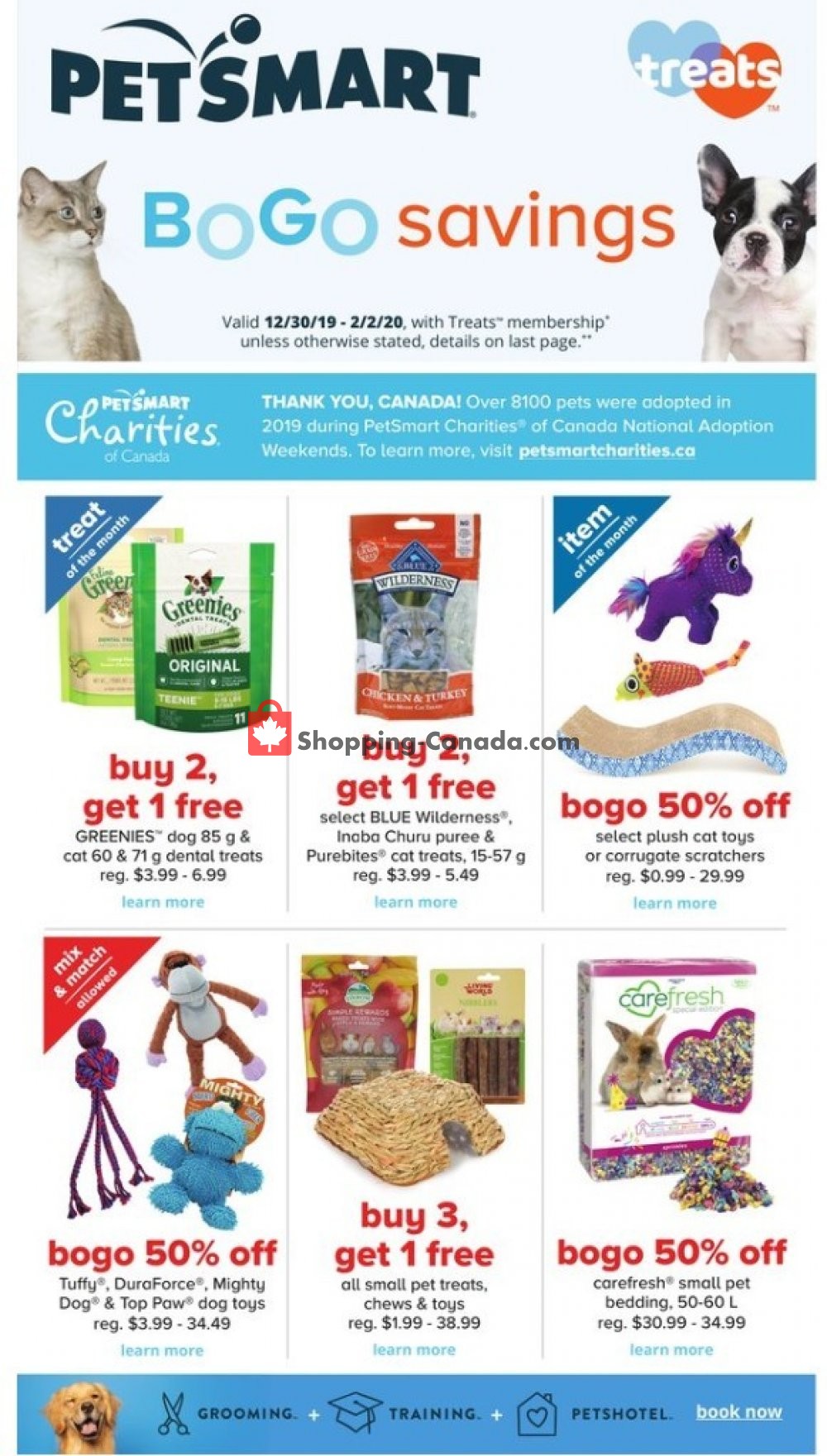 PetSmart Canada, flyer (Bogo Savings) December 30 February 2, 2020 Shopping Canada