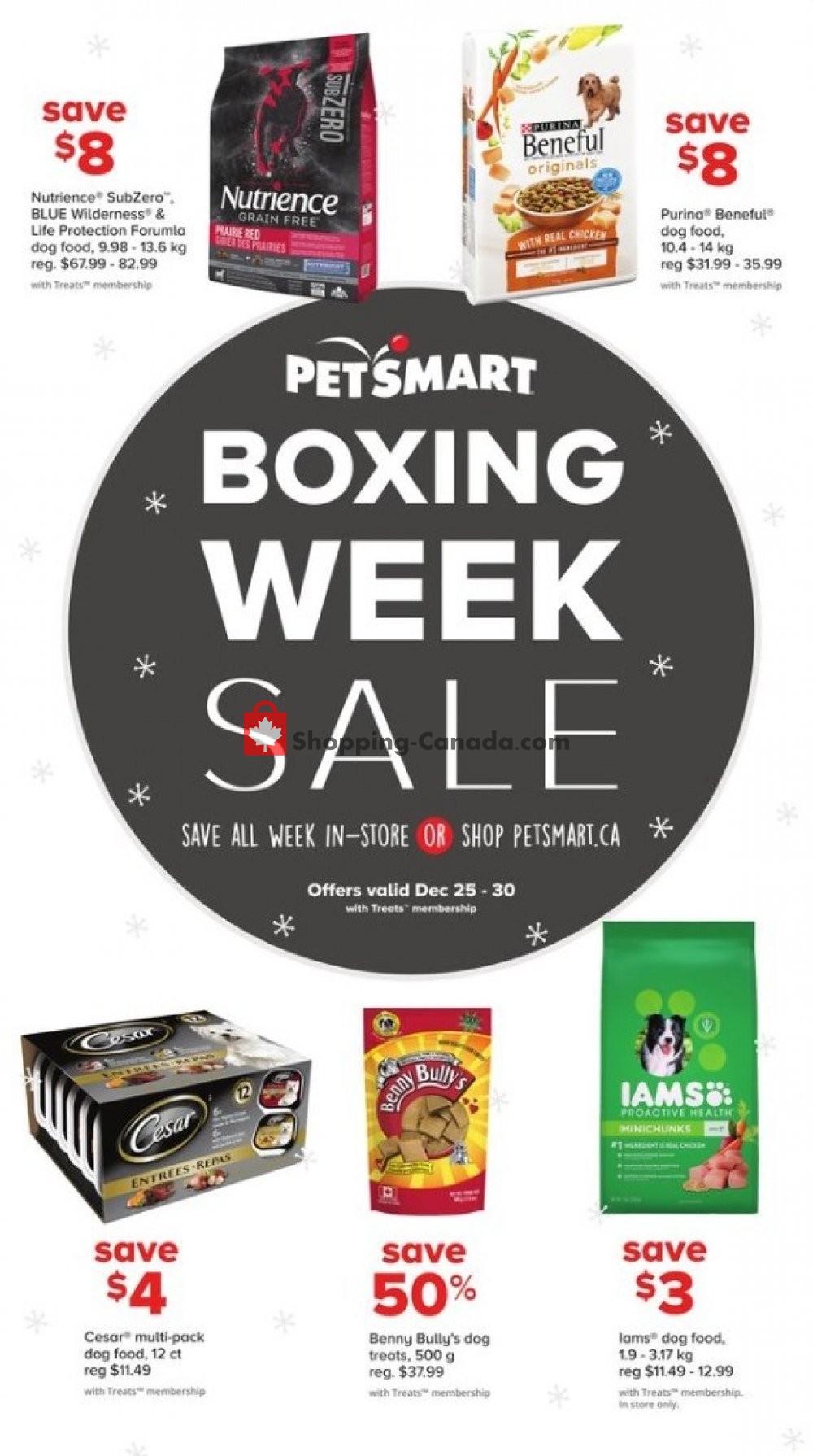 PetSmart Canada, flyer (Boxing Week Sale) December 25 December 30, 2018 Shopping Canada