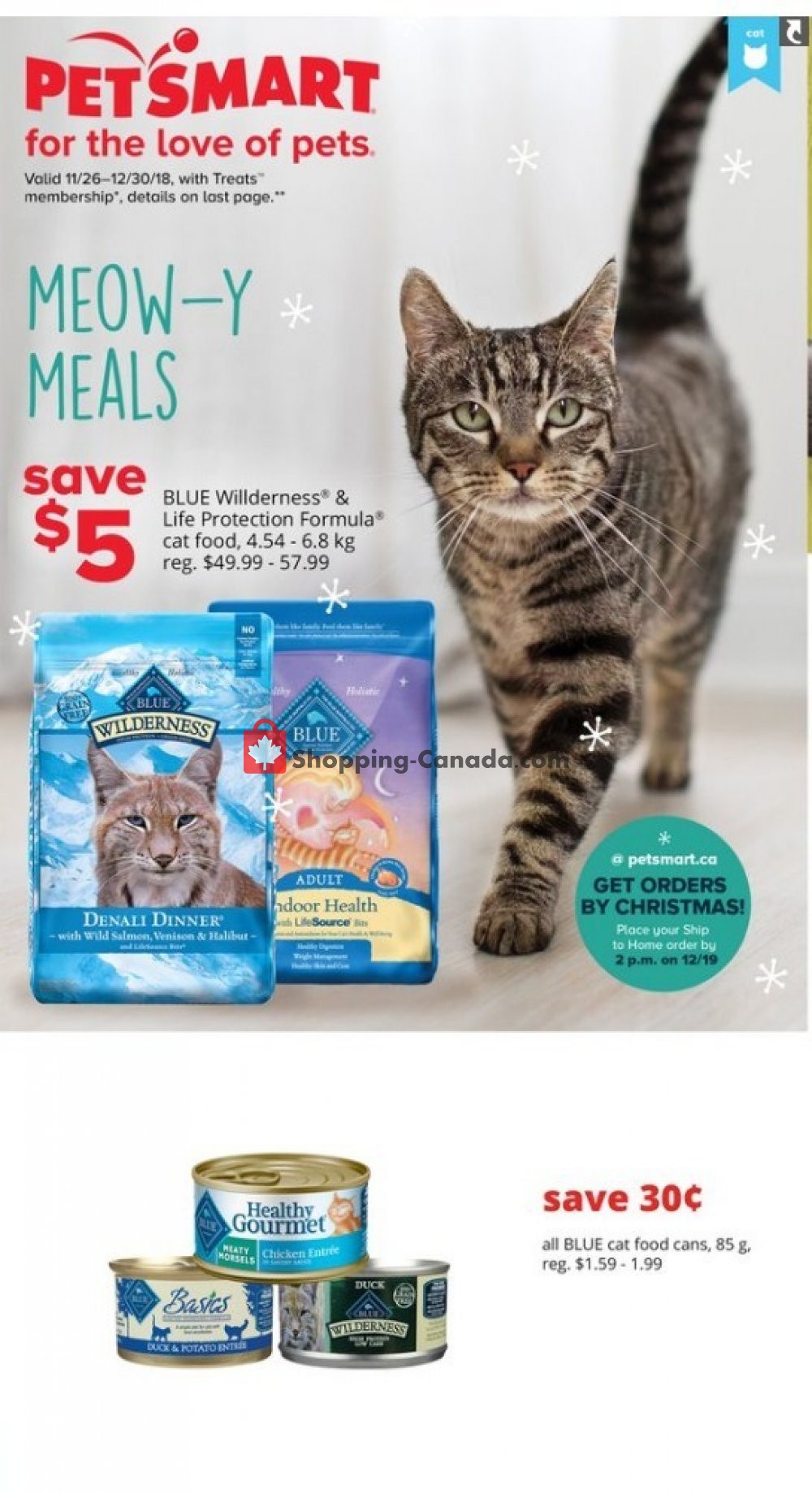 PetSmart flyer from Monday November 26, 2018 to Sunday December 30, 2018 - page 12