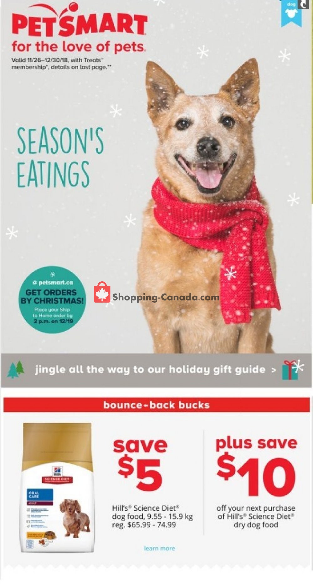 PetSmart flyer from Monday November 26, 2018 to Sunday December 30, 2018 - page 2