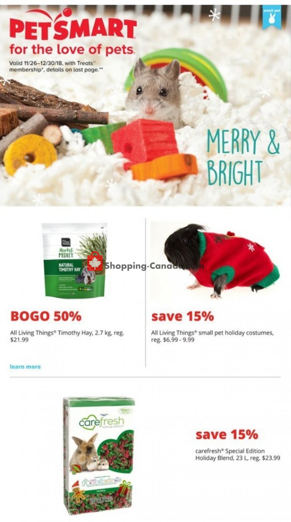 PetSmart flyer from Monday November 26, 2018 to Sunday December 30, 2018 - page 23