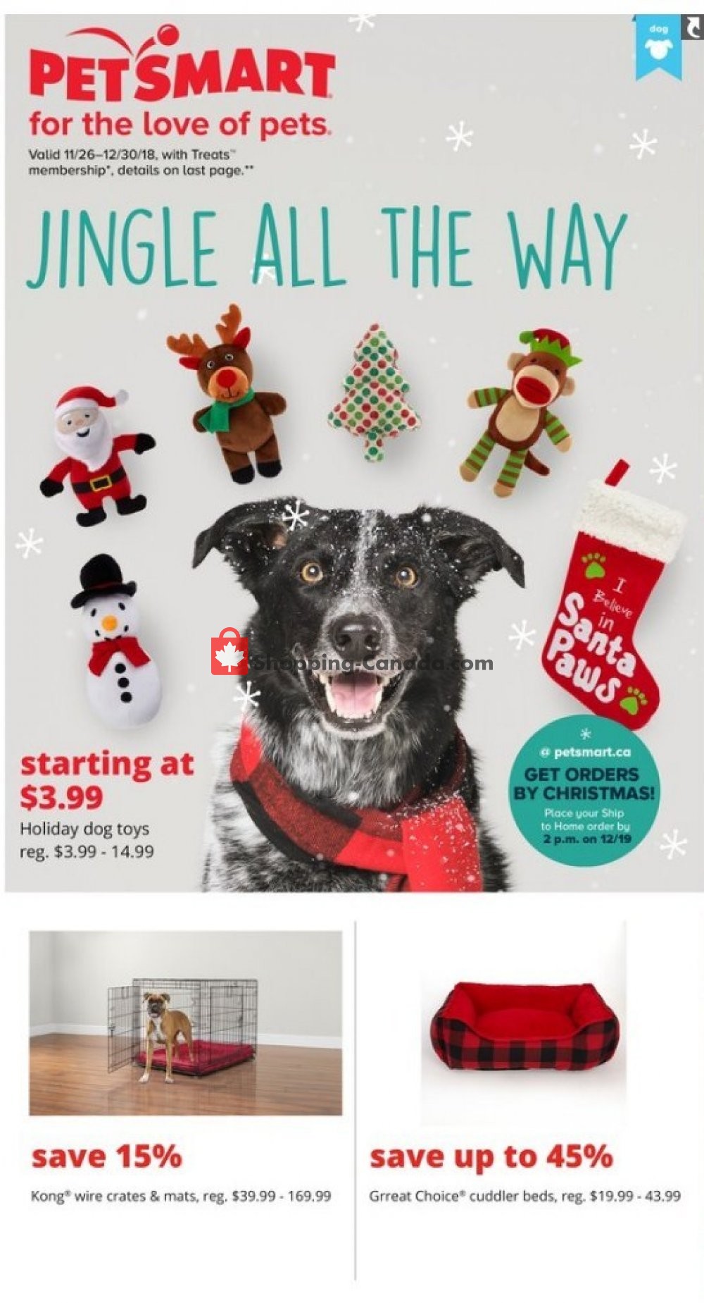PetSmart flyer from Monday November 26, 2018 to Sunday December 30, 2018 - page 9