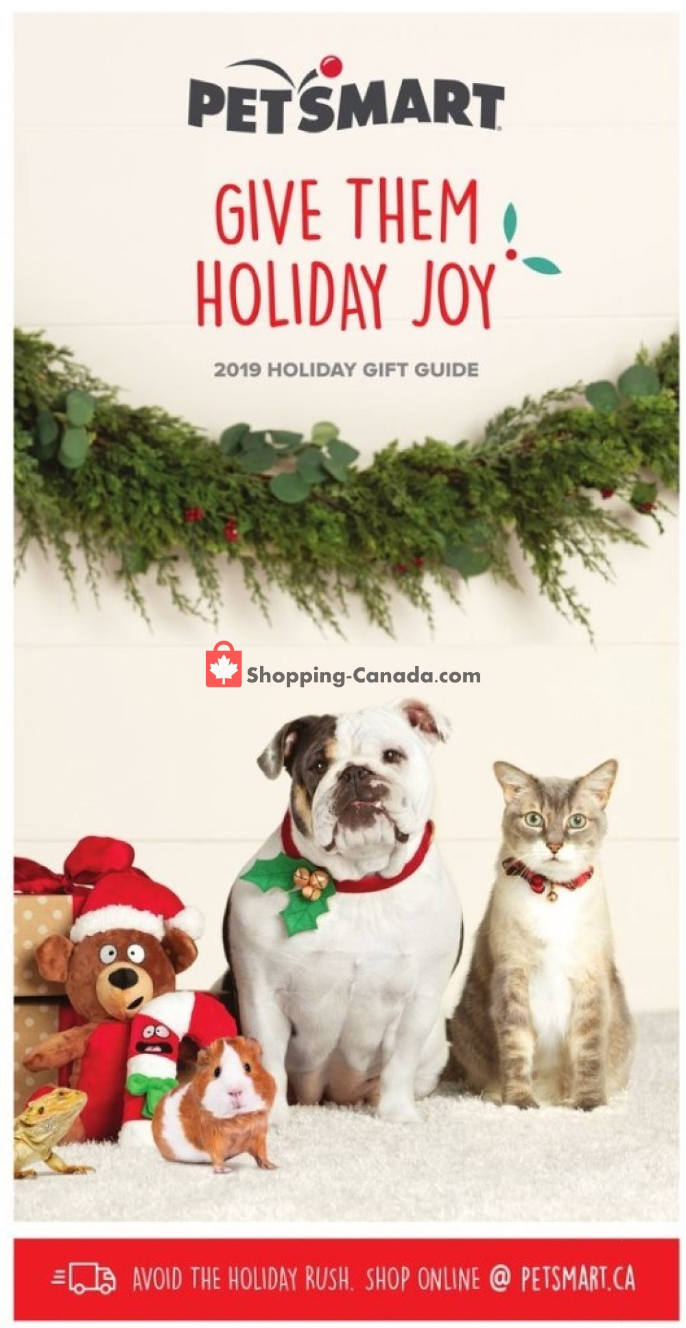 PetSmart Canada, flyer (Give Them Holiday Joy) November 28