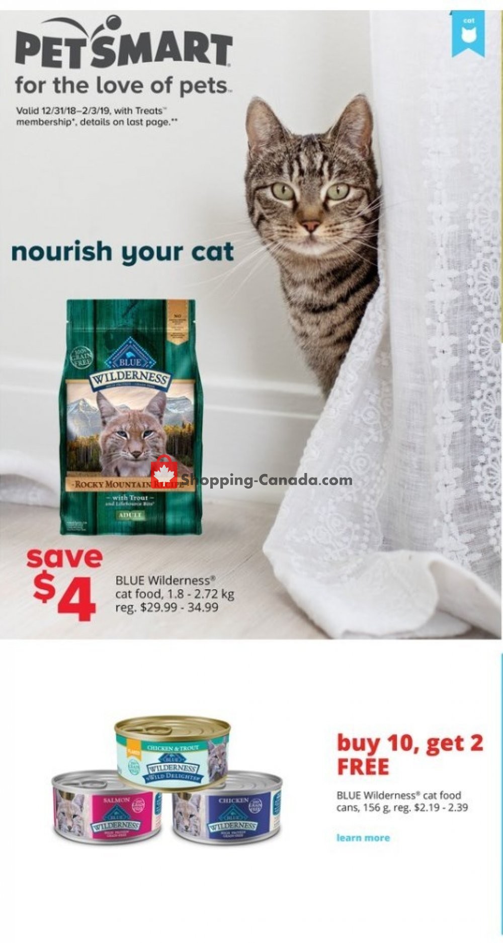 PetSmart flyer from Monday December 31, 2018 to Sunday February 3, 2019 - page 10