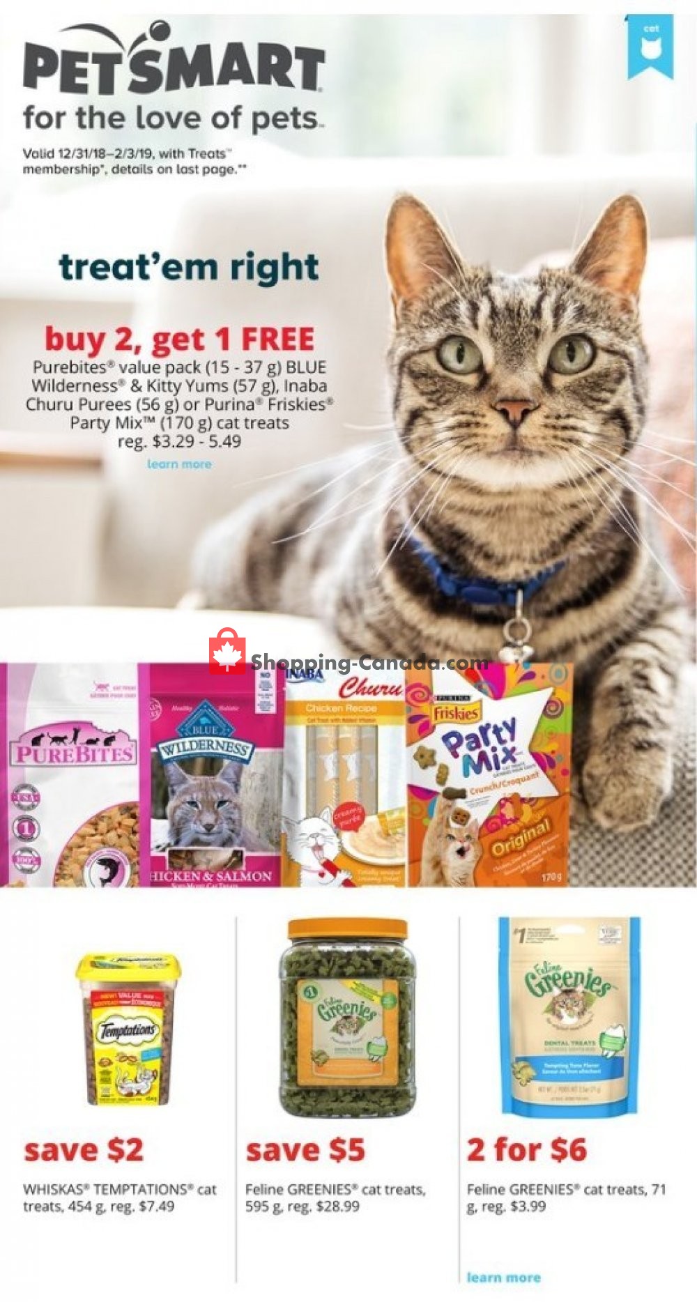 PetSmart flyer from Monday December 31, 2018 to Sunday February 3, 2019 - page 14