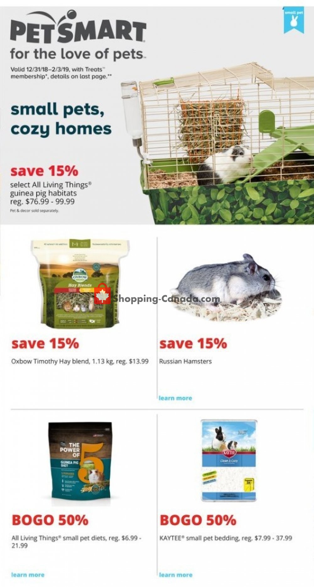 PetSmart flyer from Monday December 31, 2018 to Sunday February 3, 2019 - page 20