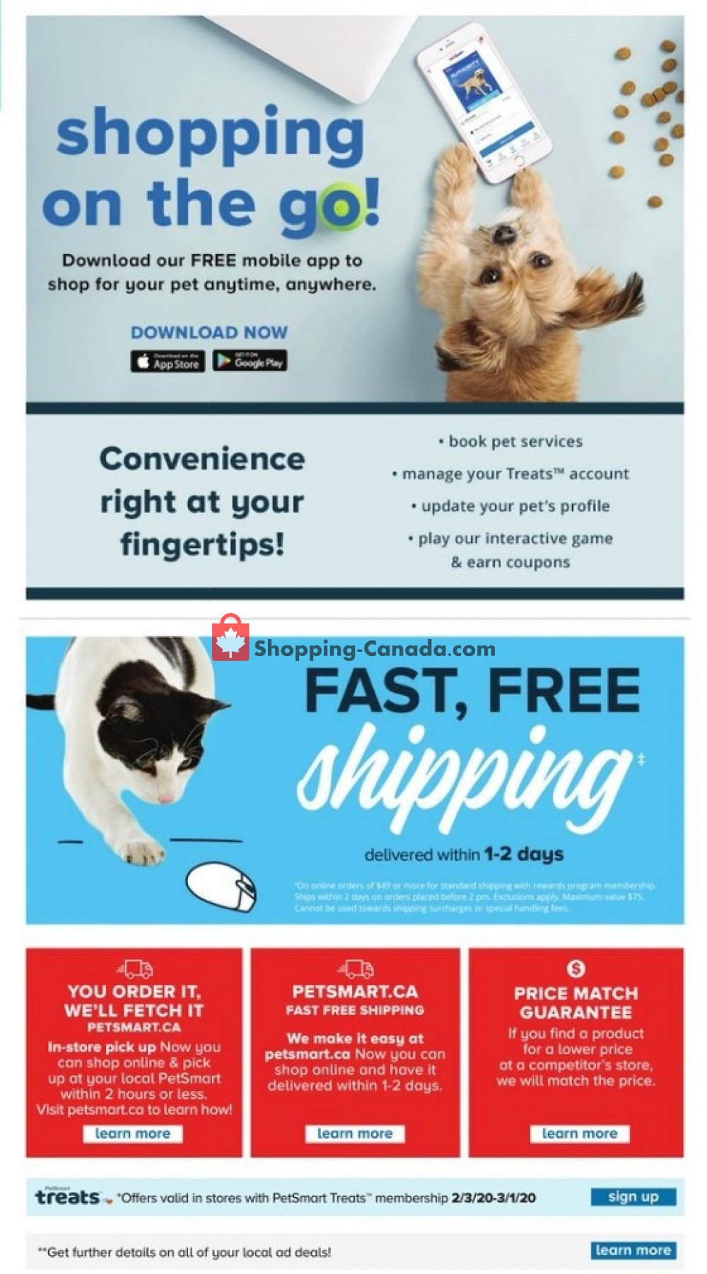 PetSmart Canada, flyer (Special Offer) February 3 March 1, 2020