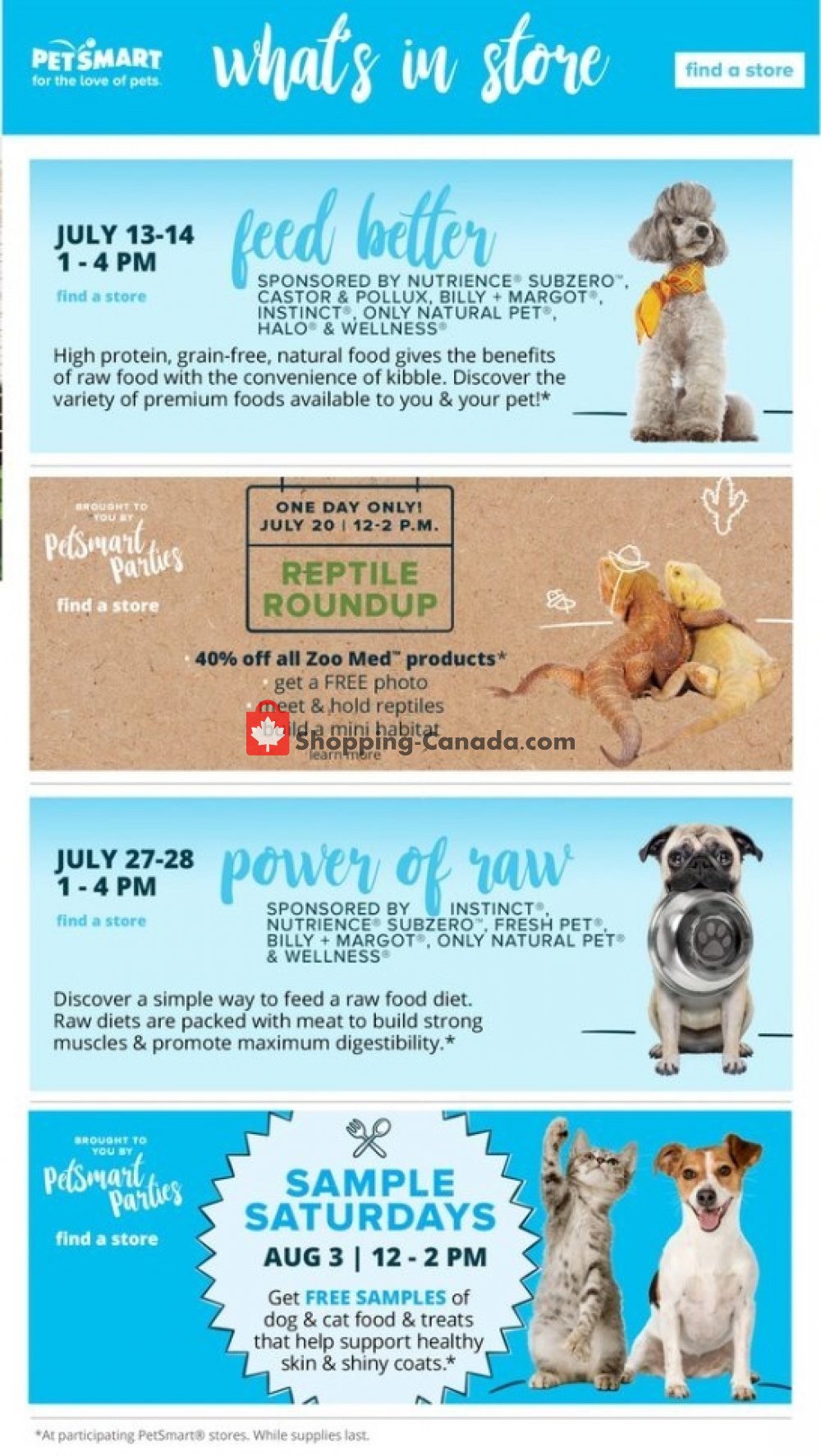 PetSmart flyer from Monday July 8, 2019 to Sunday August 4, 2019 - page 12