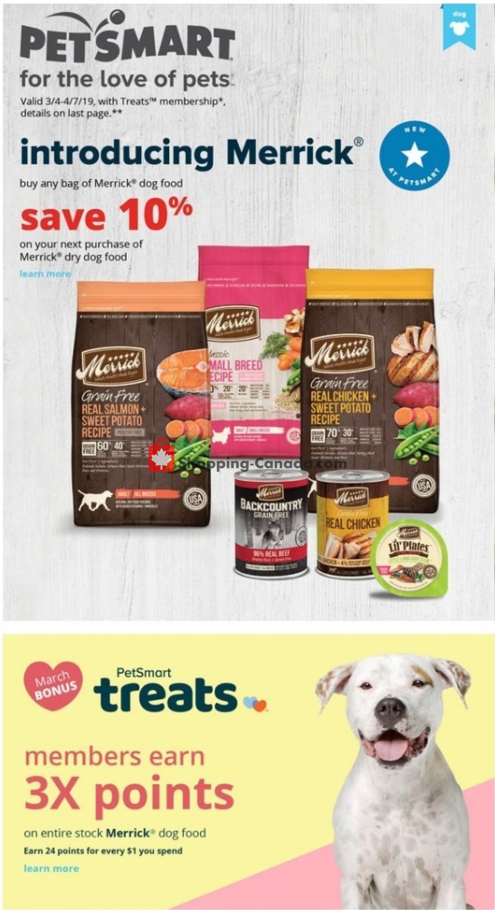 PetSmart flyer from Monday March 4, 2019 to Sunday April 7, 2019 - page 1