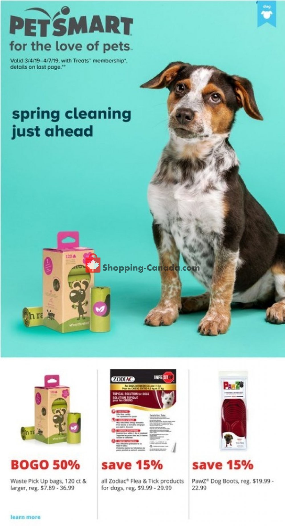PetSmart flyer from Monday March 4, 2019 to Sunday April 7, 2019 - page 8